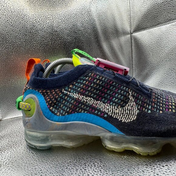 Size 8 Nike Air VaporMax 2020 Flyknit Royal Blue Mens Running Shoes CJ6740-400 - Picture 2 of 9